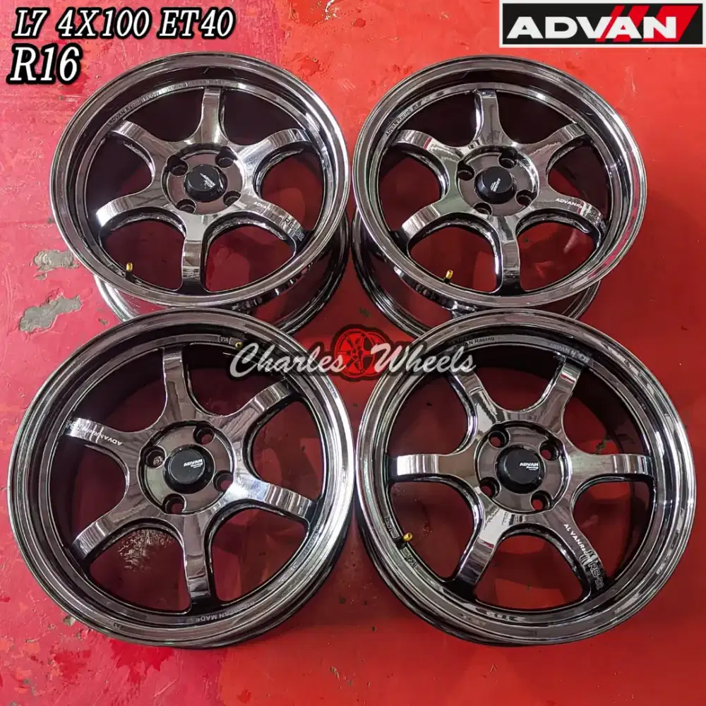 JUAL VELG RGD2 R16 4X100 BLACKCHROME BRIO AGYA AYLA VIOS DLL