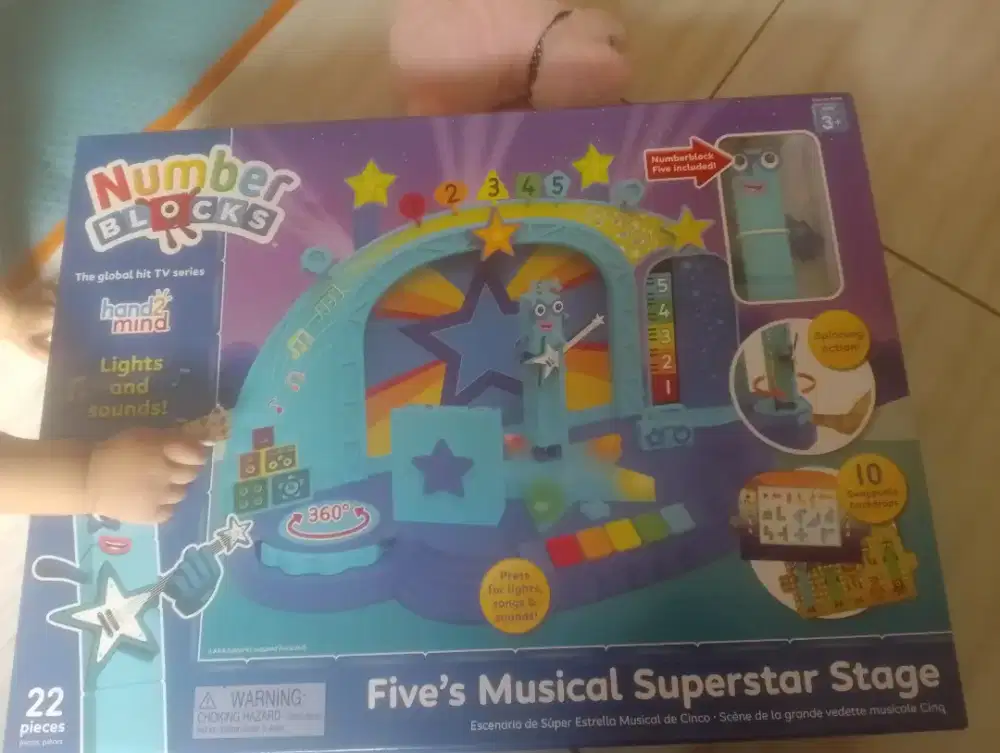 Mainan anak hand2mind numberblock