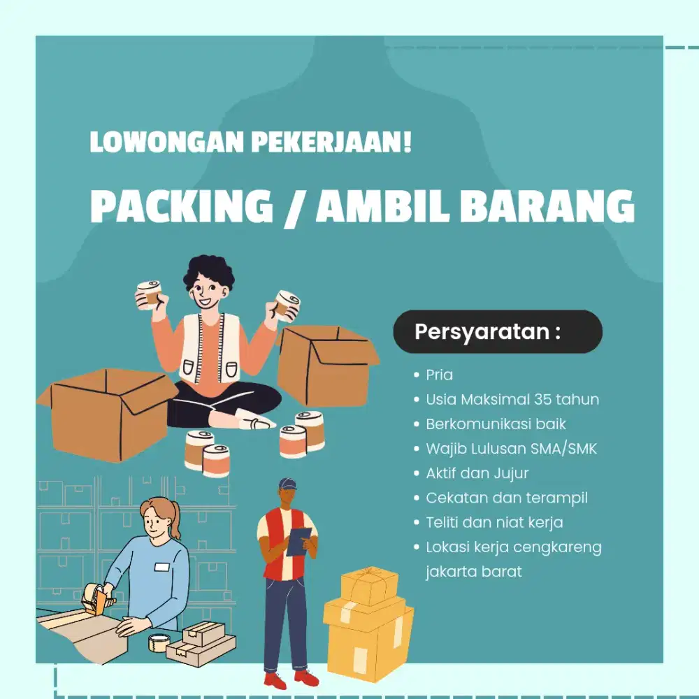 Loker paking khusus pria