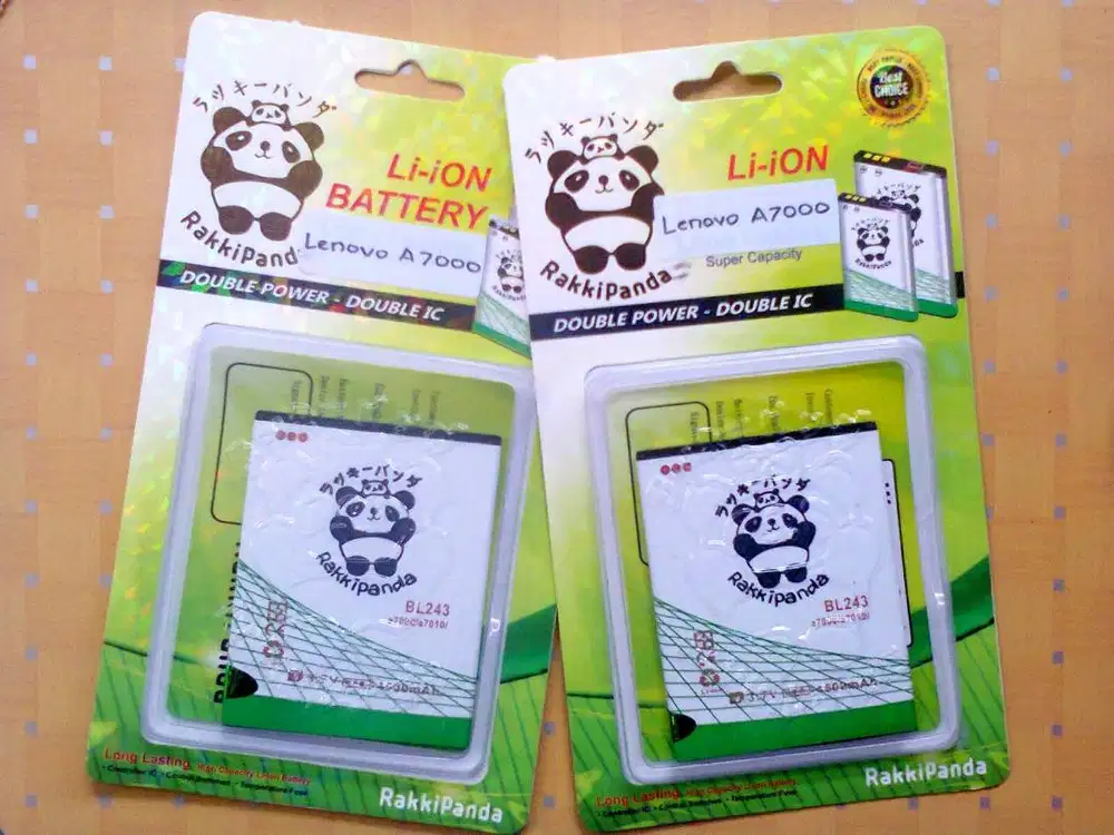 Baterai Lenovo A7000 merk Rakipanda