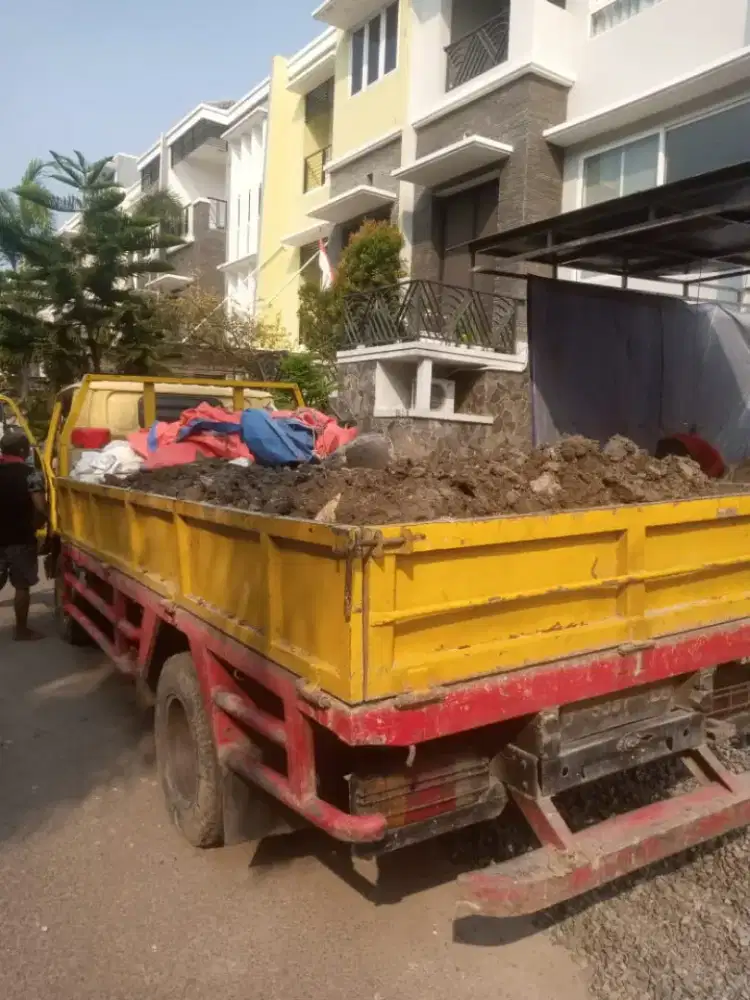 Jasa buang sampah puing urugan dan pindahan dll