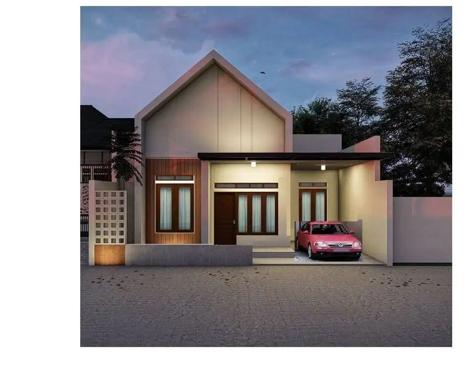 Jual Tanah murah, Bangunan Free Desain Di Blkg Luwes Gentan. Bisa KPR