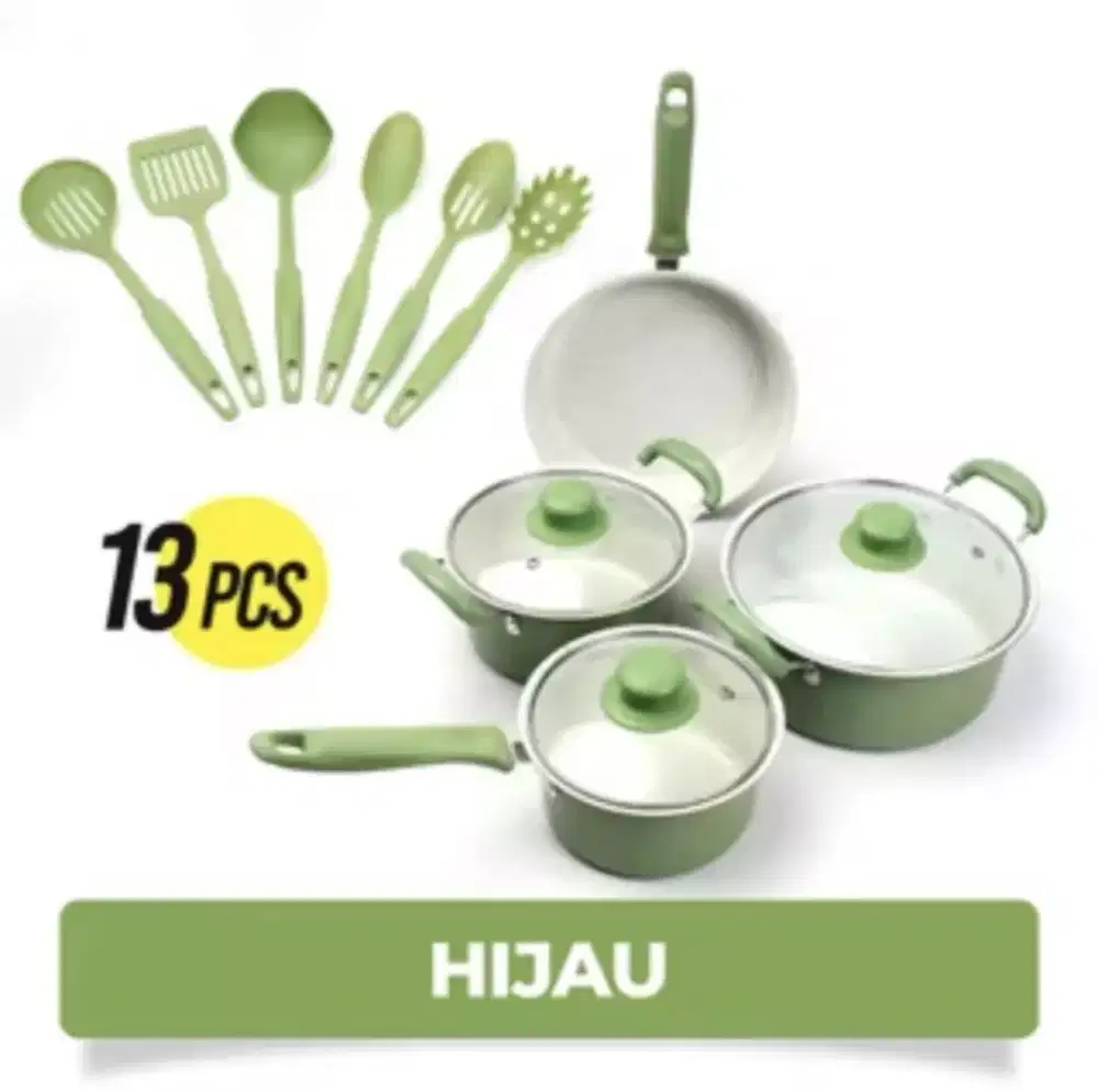 Paci set 3warna hijau