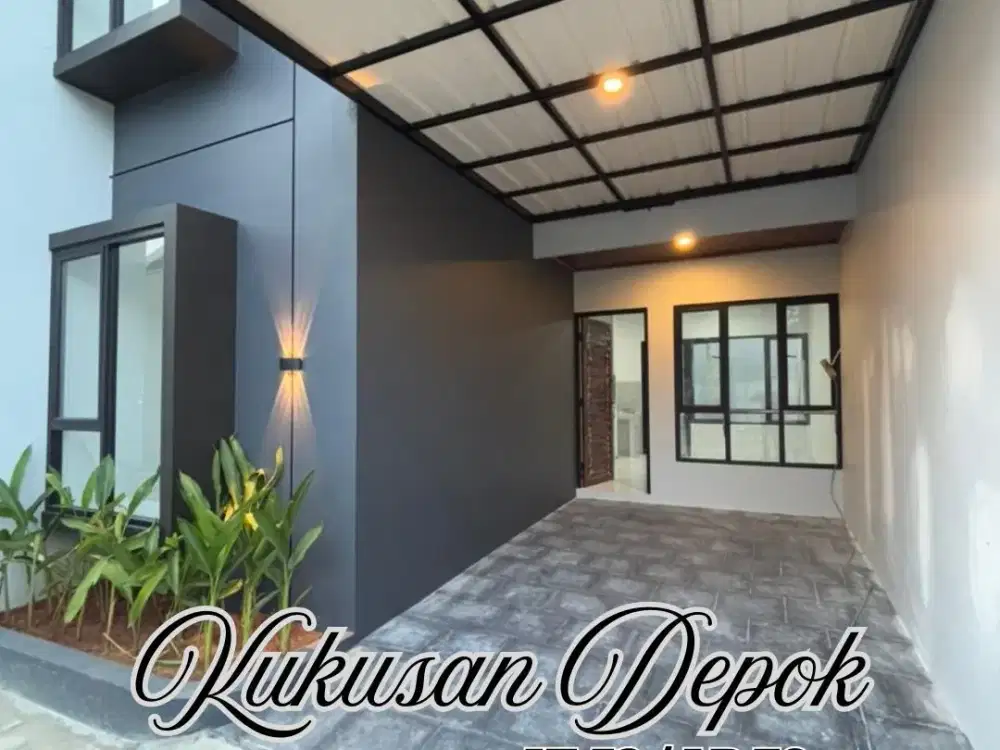 RUMAH MINIMALIS MODERN DEKAT GERBANG TOL KUKUSAN DEPOK