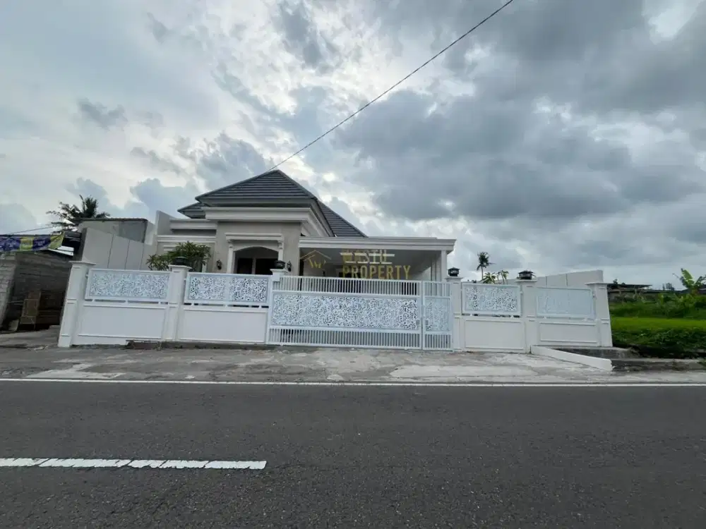 RUMAH BESAR DEISGN CLASSIC, TANAH LUAS DAN STRATEGIS, VIEW SAWAH!