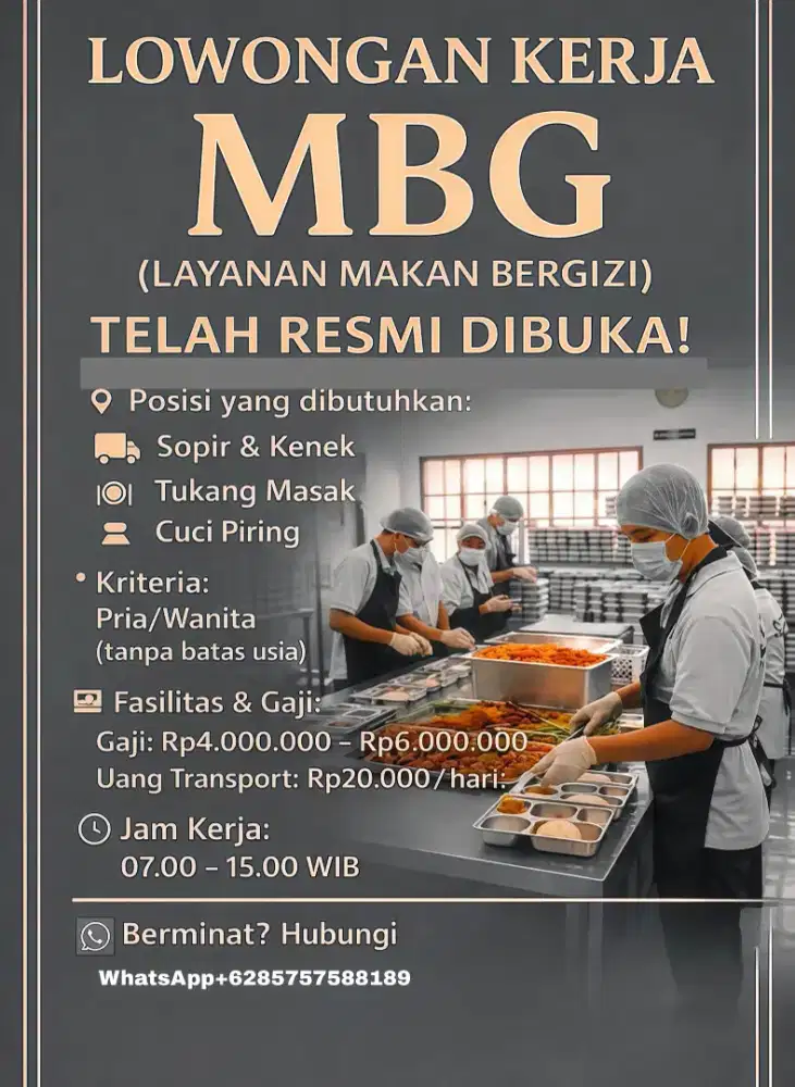 LOWONGAN KERJA MGE GISI NASIONAL