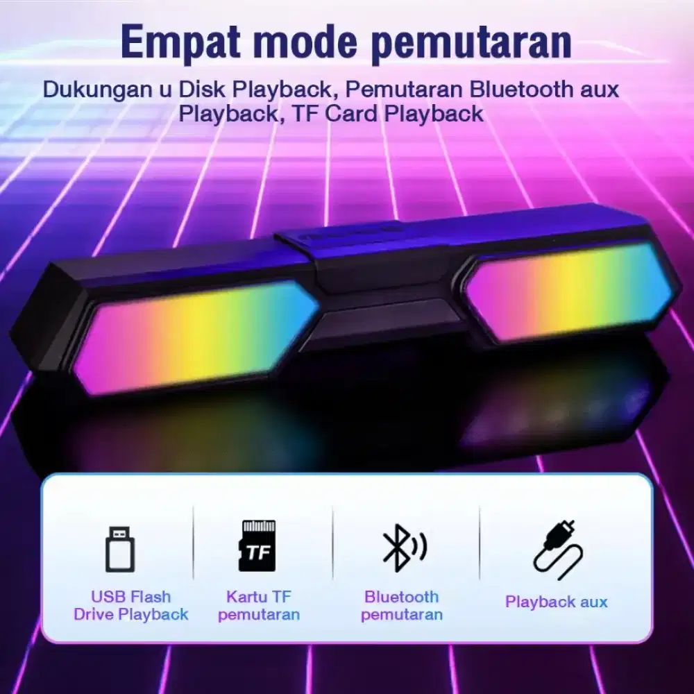 Soundbar 4D Suara Full Bass Bluetooth