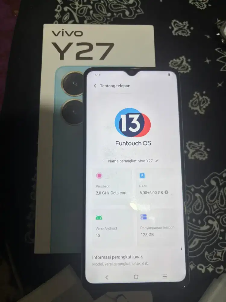 VIVO Y27 BARU BELUM 1 BULAN PAKAI
