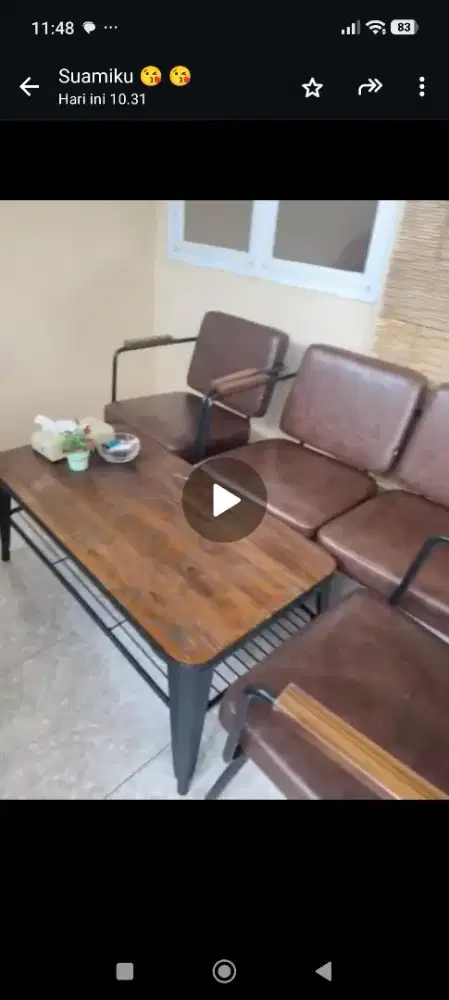 Jual meja set teras/ outdoor