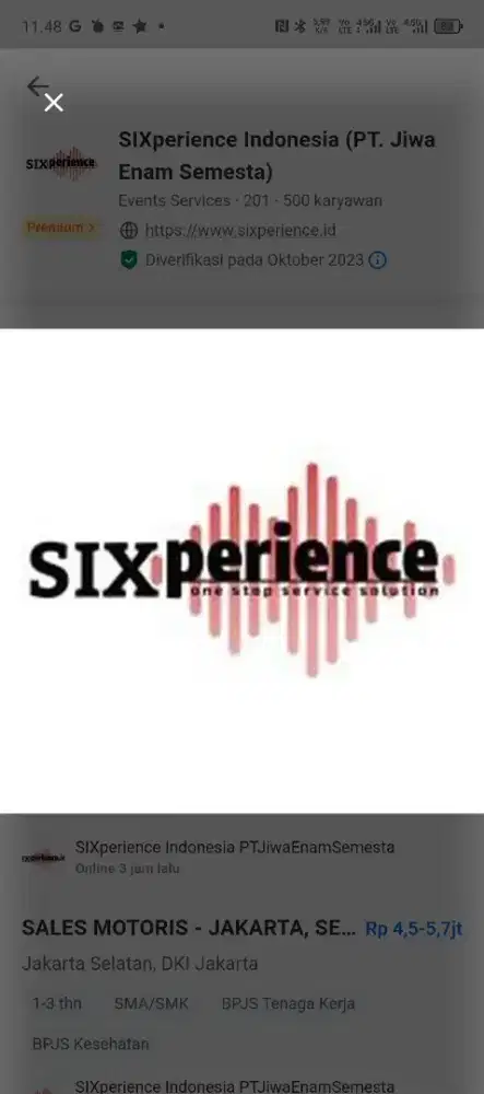 SALES AREA TANGERANG