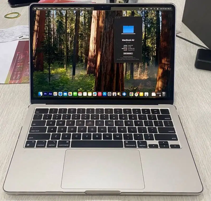 MacBook Air M2 16/256 warna STARLIGHT