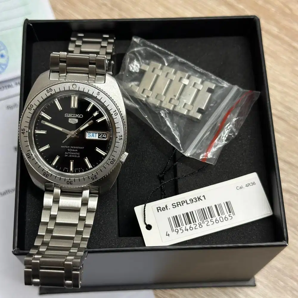 Seiko 5 Gene Kranz SRPL93 SRPL93K1 Black Dial Limited Edition