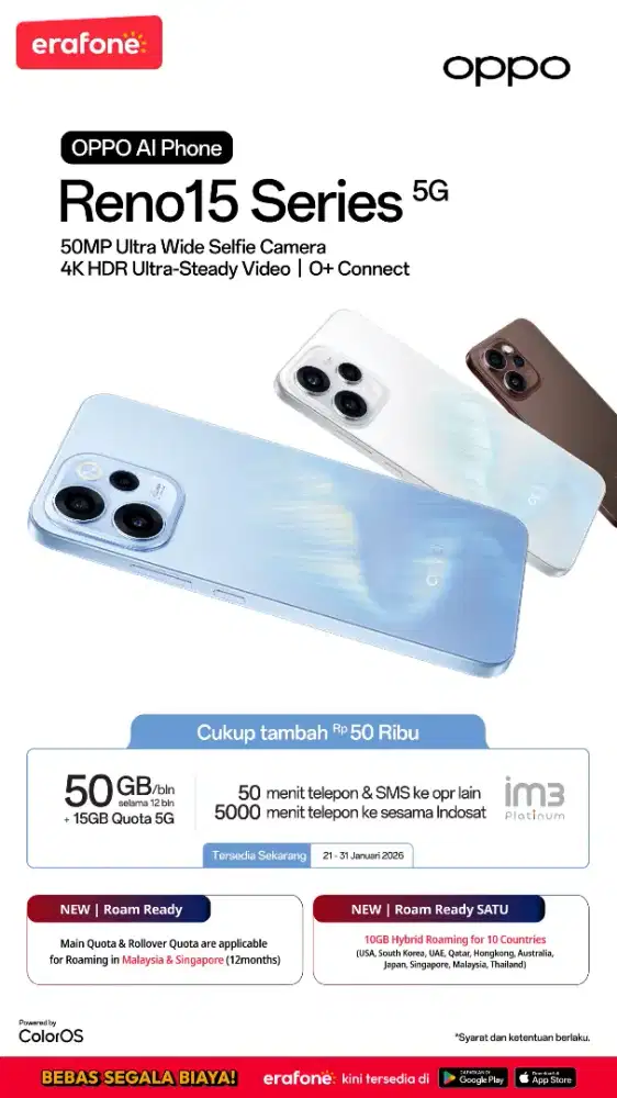 Promo Oppo Reno 15 series