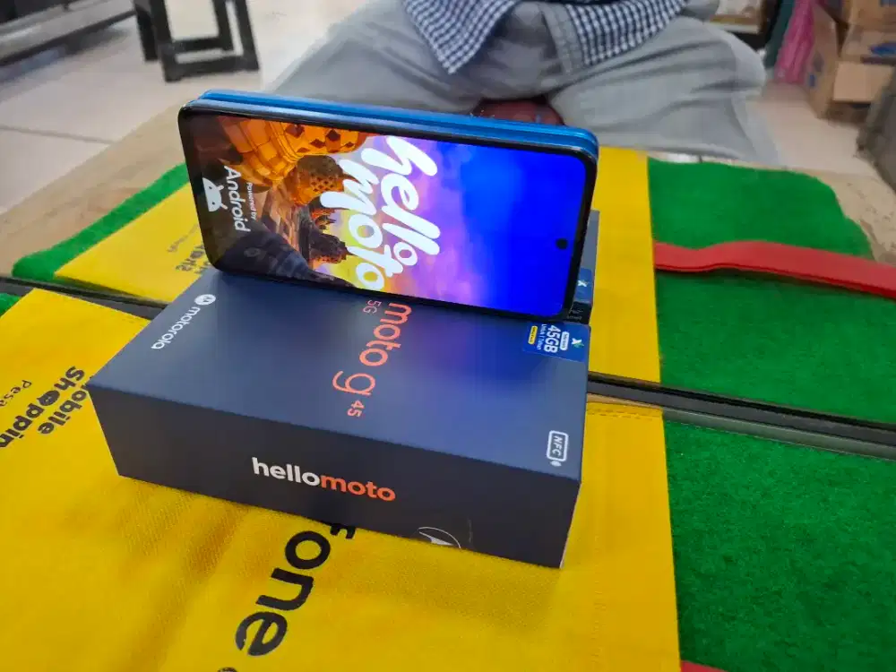 Moto g45 5G NFC Ram 8/256 gb mulus lengkap no minus 2bln pke