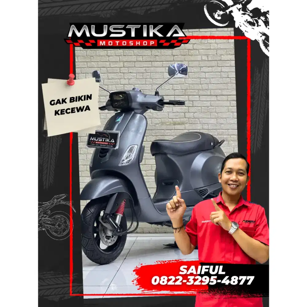 Perfect Condition!!Vespa S 125 I Get 2020 Plat Jatim Mulus-Mustika
