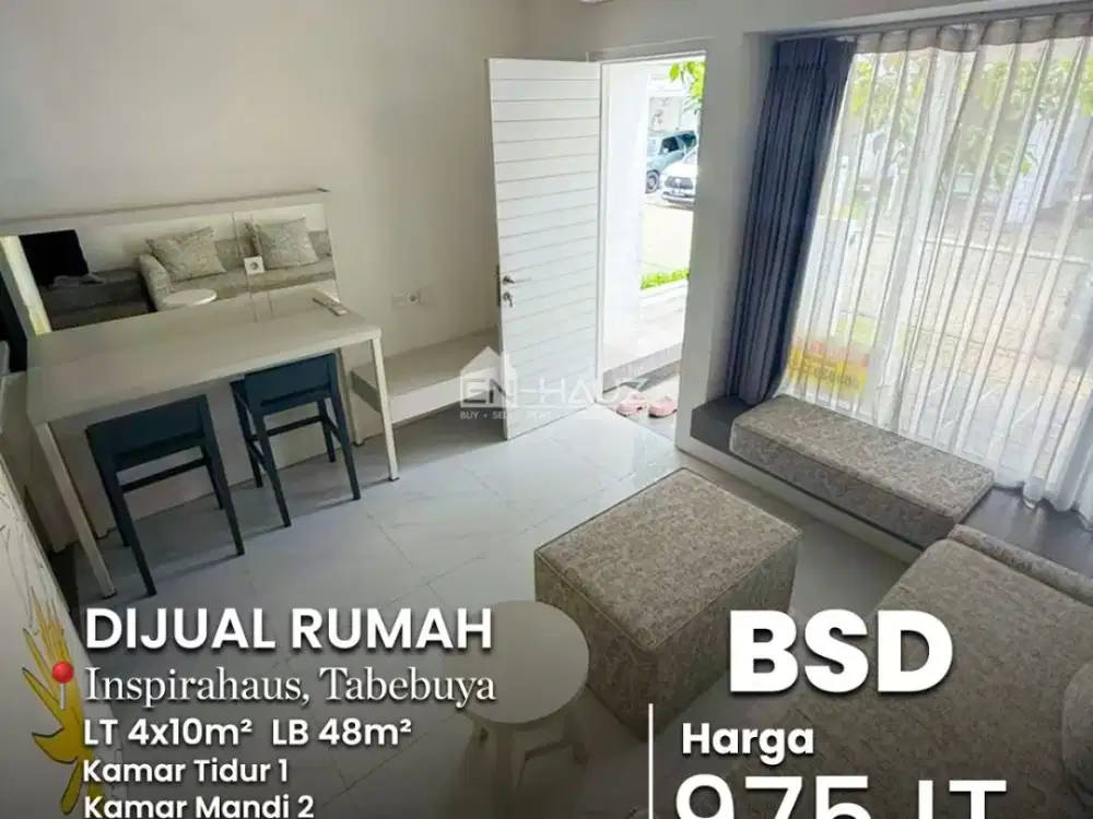 (YG) DIJUAL RUMAH INSPIRAHAUS, TABEBUYA, BSD