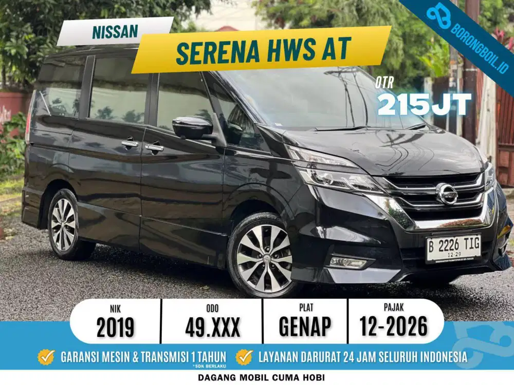 Nissan Serena Facelift Hws 2019 hitam