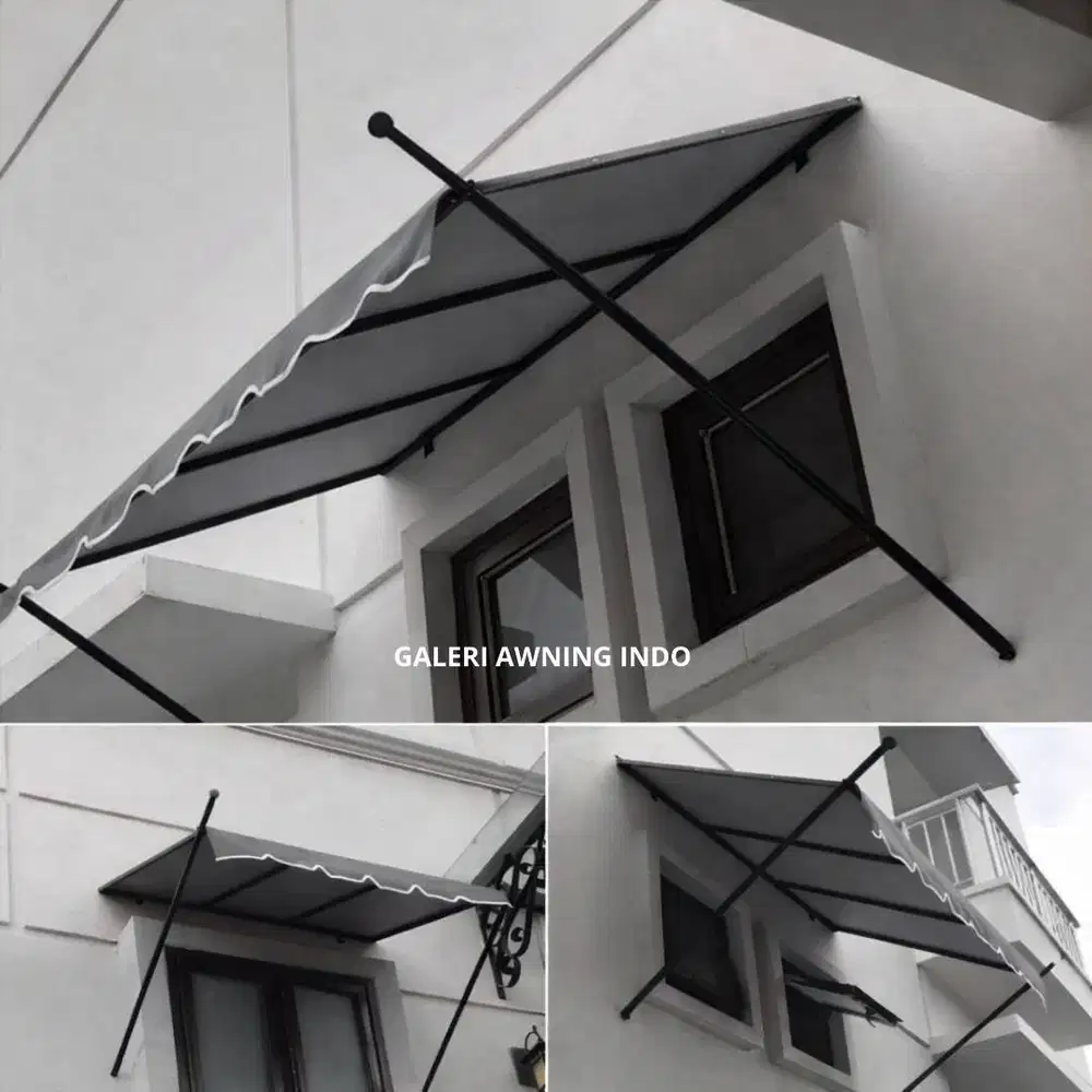 kanopi kain awning cocok untuk jendela gartis survei dan pasang