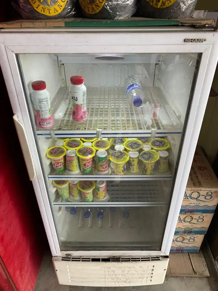 dijual kulkas showcase 4 rak