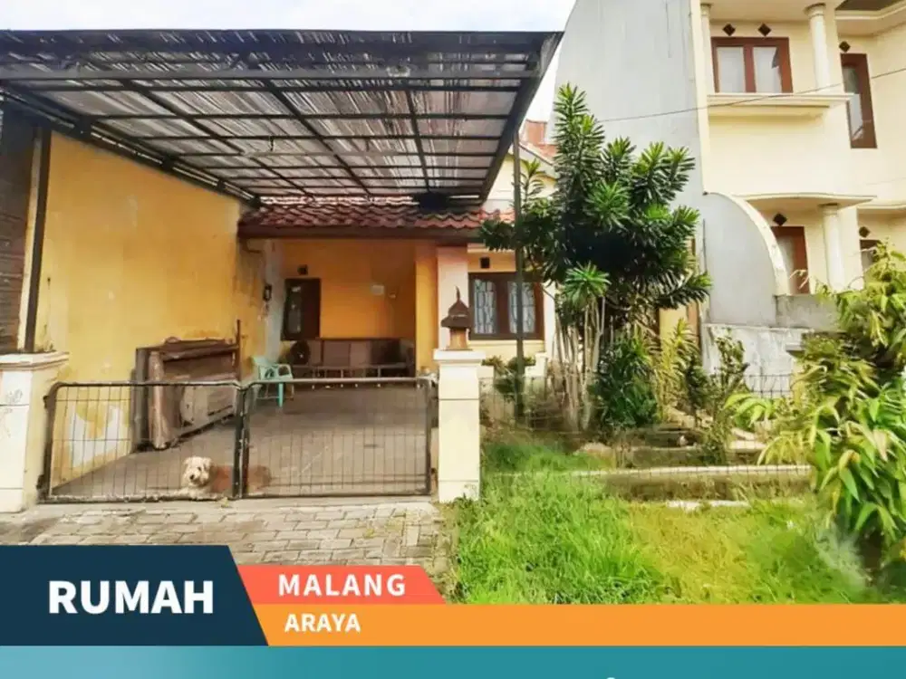 Dijual Rumah Strategis di Area Blok Depan Araya Blimbing Malang
