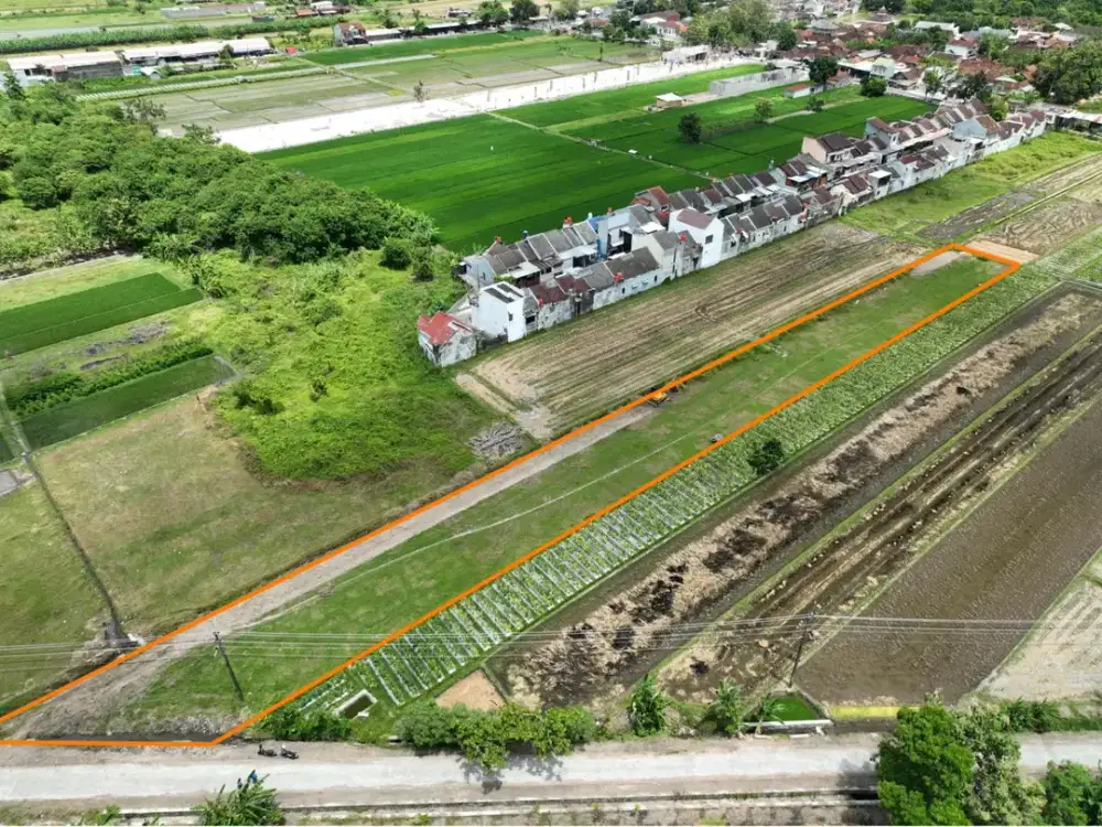 Tanah SHM Godean 5 Menit Ringroad Demak Ijo