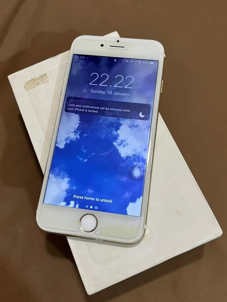 iphone 6 gold 128gb ex inter all operator imei seumur hidup.