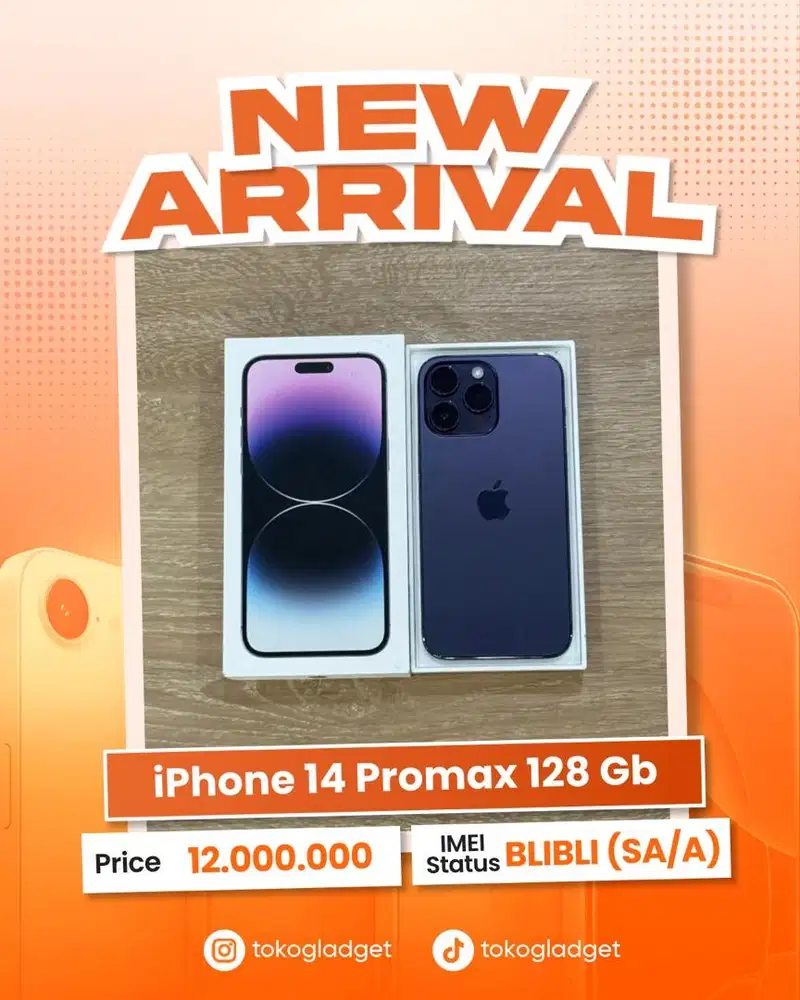 iPhone 14 Promax 128 Gb ex IBOX