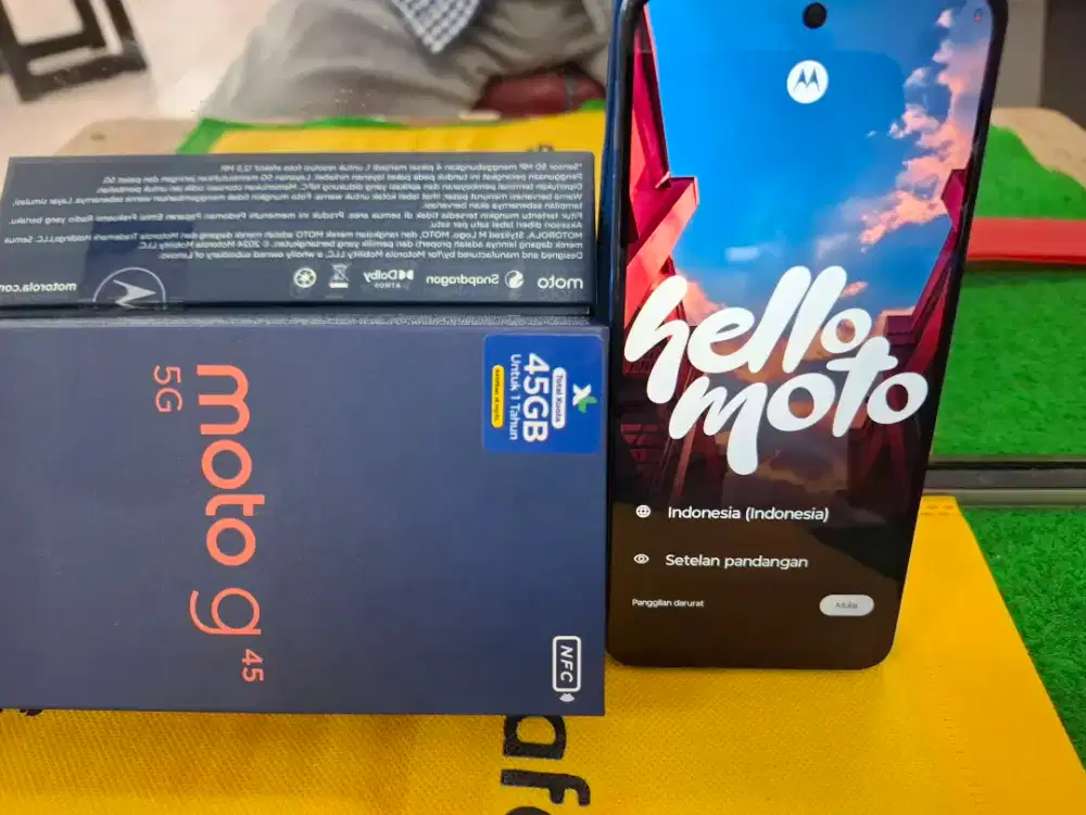 Moto g45 5G NFC  ram 8/256 gb mulus kengkap 2bln pke