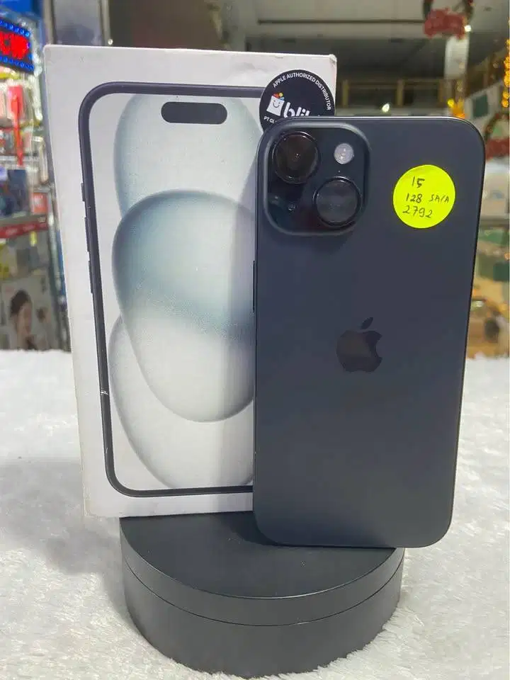 Second IPHONE 15 128gb BLACK IBOX Welljoss