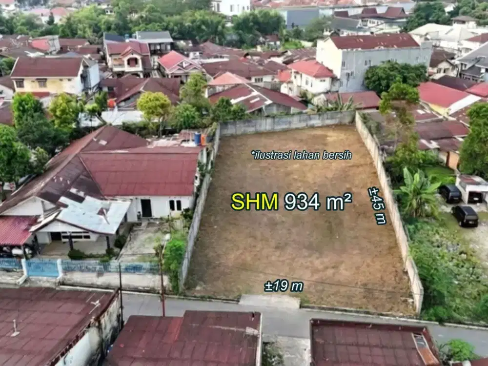 Ke Kampus UNRI Gobah 2 menit, Tanah Dijual: SHM