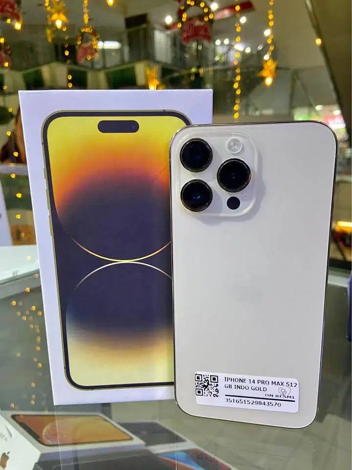 Second IPHONE 14 PROMAX 512gb GOLD IBOX Welljoss