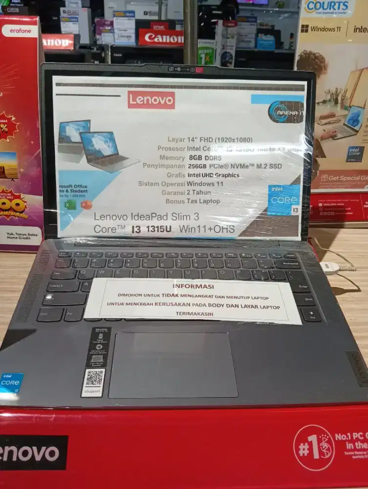 LENOVO NOTEBOOK IPS3 14IRU8 14FHD 13-1315U 8/256GB