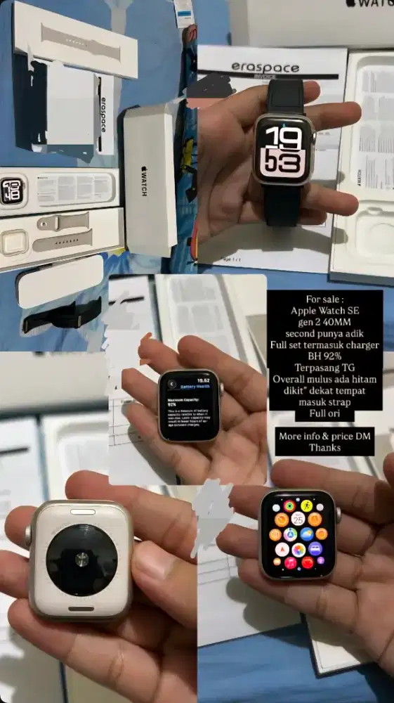 Apple Watch Se/Second/Bekas Gen 2 40 mm