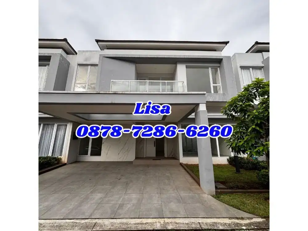 BARANG LANGKA‼️ Rumah Baru Fresh – New Menteng Village Wall to Wall, Gading Serpong