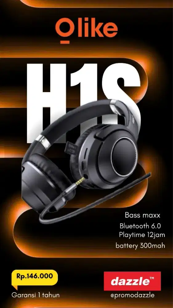 Headphone bluetooth OLIKE H1S