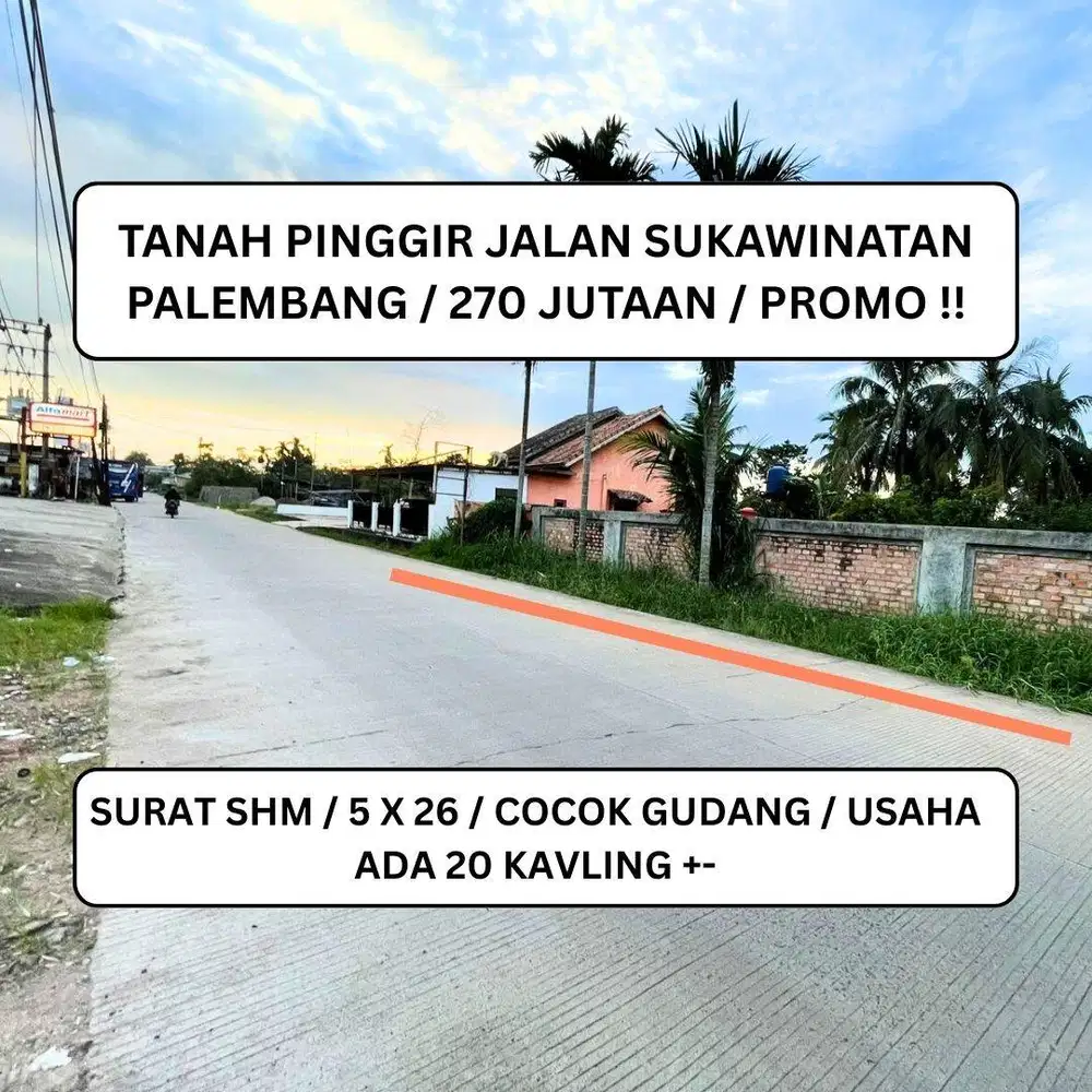 TANAH SUKAWINATAN KOTA PALEMBANG