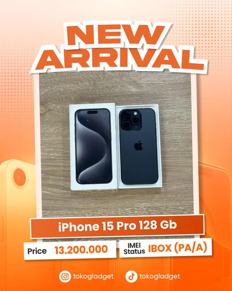 iPhone 15 Pro 128 Gb ex IBOX