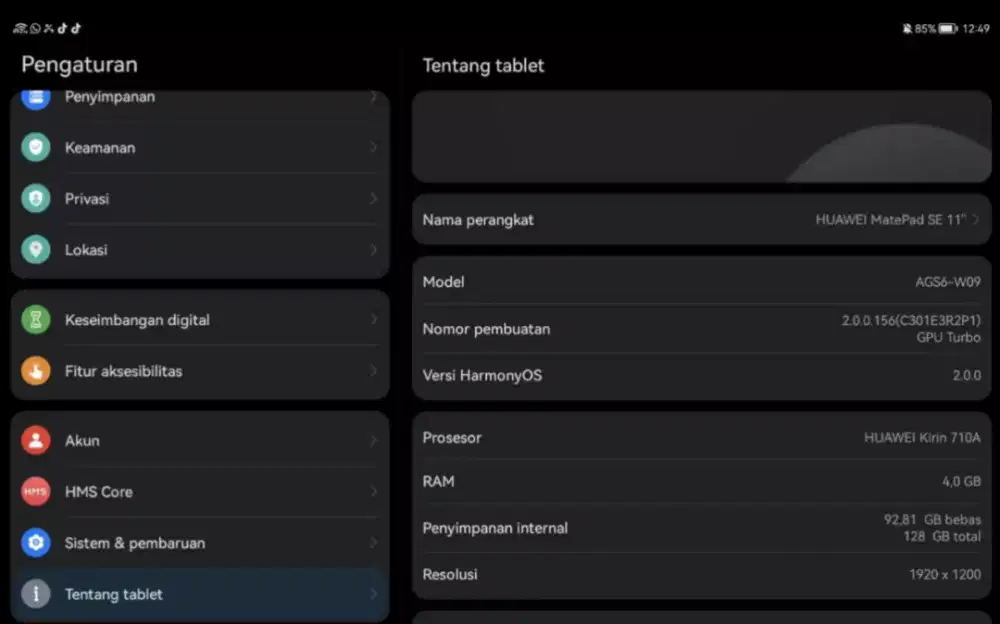 Huawei Matepad SE 11