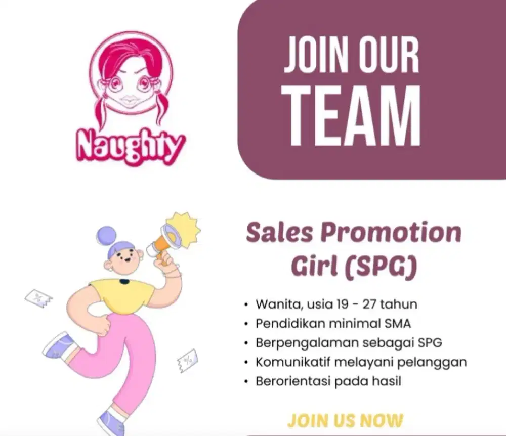 Lowongan kerja spg wanita