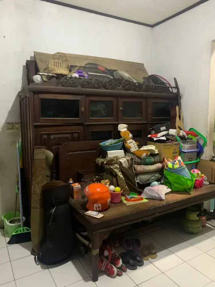 Bismillahirrahmanirrahim di jual lemari jati 2 set