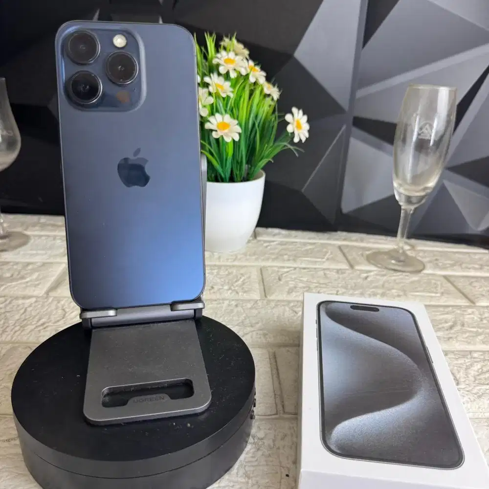 Iphone 15 pro 128gb Ex ibox Fullset bisa COD dan TT