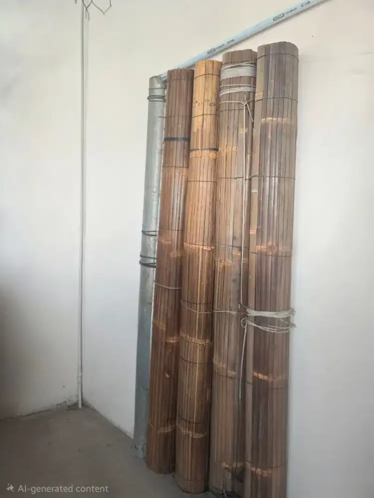 Gratis! 4 Tirai Bambu Baru – Ukuran Besar