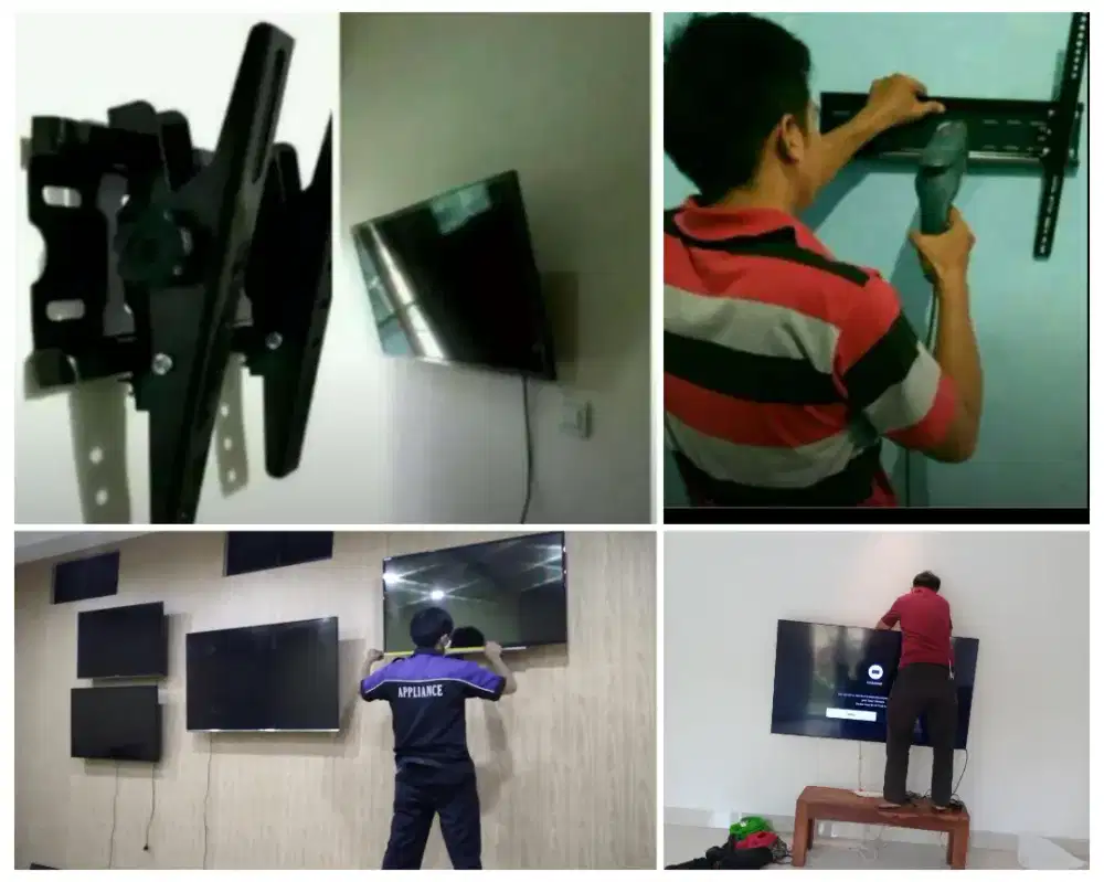 Braket +pasang atau jasa pasang terima rapih breket bracket led tv