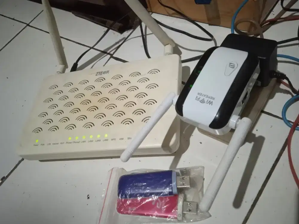 Router wifi dan repeater