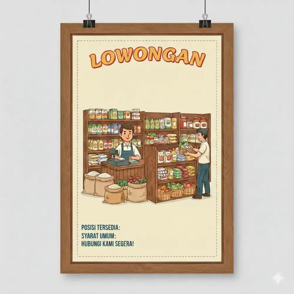 Lowongan Kerja Karyawan Toko