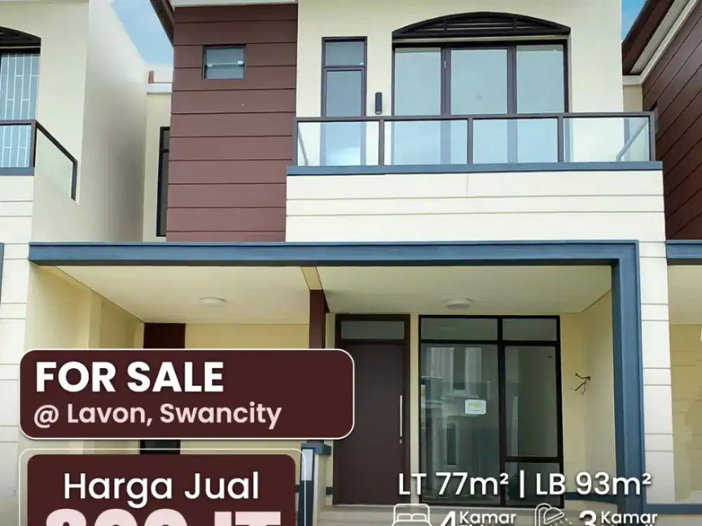 (MC) DI JUAL RUMAH LAVON SWANCITY