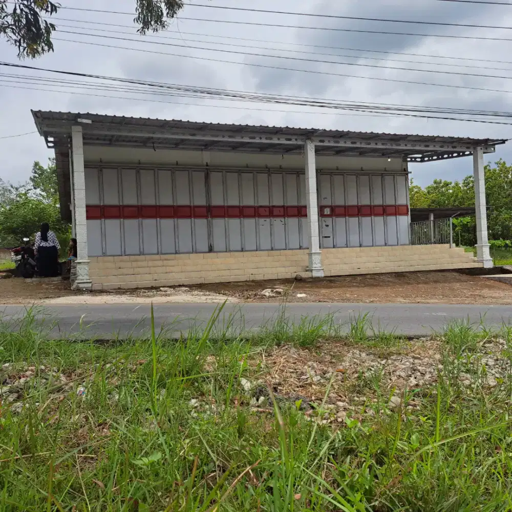 BUTUH UANG‼️ JUAL CEPAT Toko Ex Minimarket + 2 Gudang | Tanah 1.100 m²