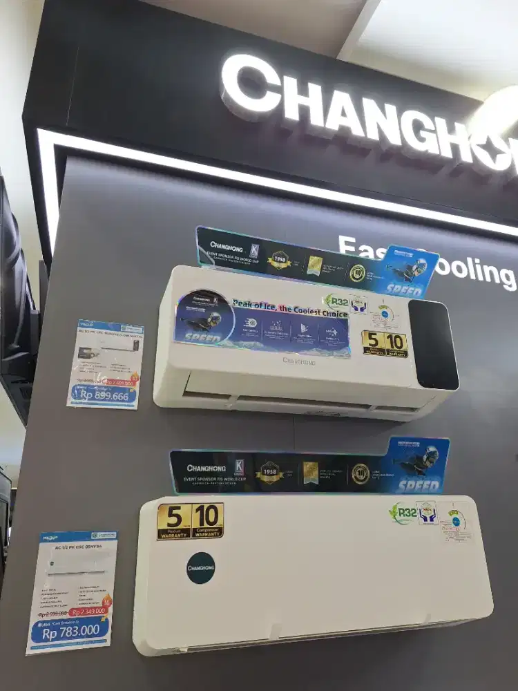 Kredit AC canghong promo tanpa dp bunga 0% syarat cukup ktp aja