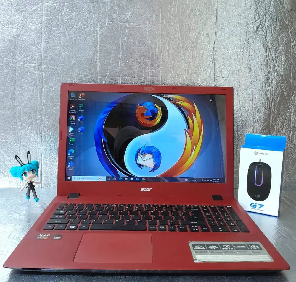 Acer aspire E5-552G Amd Fx-8800P Ram 8gb ssd 256gb Vga Amd Radeon tm