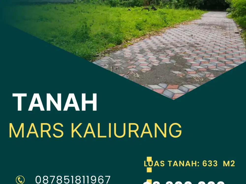 Tanah Jogja Kost Area Kampus UII Kaliurang SHM Pekarangan